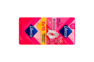 Прокладки гігієнічні Ultra regular+ Total protection Libresse 20шт