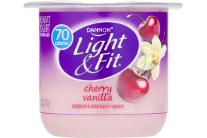 Dannon Light & Fit Nonfat Yogurt Cherry Vanilla