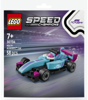 Конструктор для дітей від 7років №30734 Mini F1 Academy Speed champions Lego 58ел