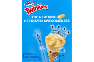 Hostess Twinkies Frozen Dairy Dessert Cones - 4 CT