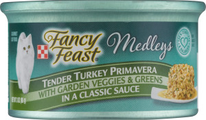 Fancy Feast Medleys Gourmet Cat Food Tender Turkey Primavera in a Classic Sauce
