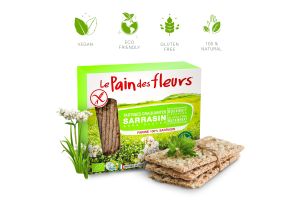Хлібці з гречки безглютенові органічні LePaindesFleurs к/у 150г