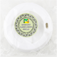 Кришка д/стакану 350мл 90мм 6шт Уніпак