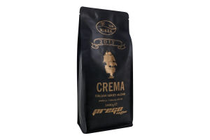 Кава натуральна смажена в зернах Crema Prego Coffee Італійська серія блендів ZFC м/у 1кг