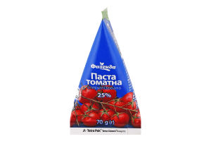 Паста томатная 25% стерилизованная Фазенда в/с т/п 70г