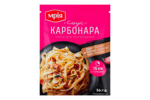 Смесь для приготовления соуса Карбонара Мрія м/у 36г