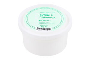 Порошок зубной от кариеса натуральный с эфирным маслом чайного дерева и мяты Comex 70г