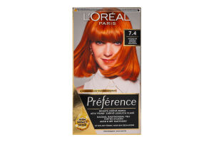 Краска для волос Preference №7.4 L'Oreal Paris 1шт