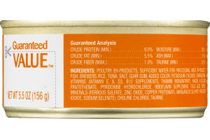 Guaranteed Value Cat Food with Tuna