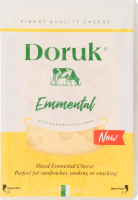 Сир Емменталер 45% нарізаний скибками 100г газ/уп Doruk