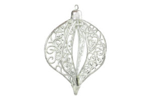 Прикраса ялинкова з орнаментом Фізаліс в асортимен