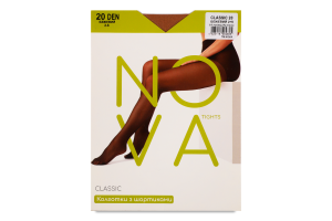 Колготки жіночі Nova Classic 20 бежевий р.2