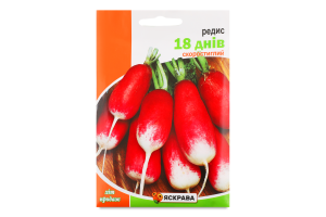 Насіння Редис 18днів пакет гігант 20г Яскрава