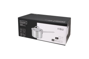 Ківш Stella 1,8л нержавіюча сталь з кришкою Lessner