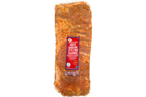 Ahold Pork Ribs North Carolina Style BBQ Seasoned
