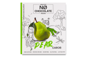 Шоколад кэробовый с грушей SmartChocolate к/у 35г