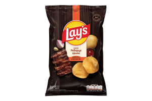 Чипсы картофельные Ребрышки гриль Lay's м/у 120г