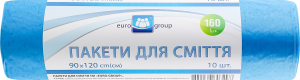 Пакет д/сміття Еврогруп 160 л 10 шт. 90*120