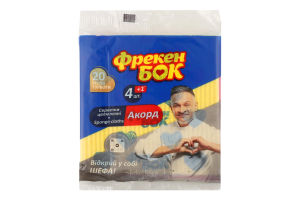Салфетки целлюлозные влагопоглощающие 15.7х16см Аккорд Фрекен Бок 5шт