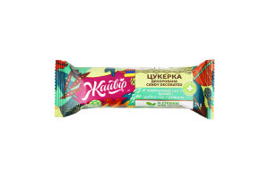 Цукерка декорована зі стевією Повітряний рис + арахіс Жайвір м/у 24г