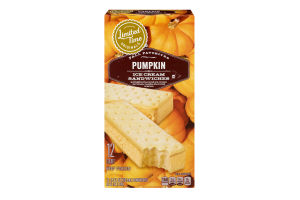 Ahold Ice Cream Sandwiches Pumpkin - 12 CT