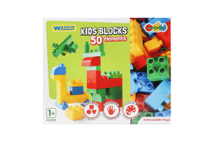 Конструктор для детей от 1года №41294 Kids blocks Wader 50эл