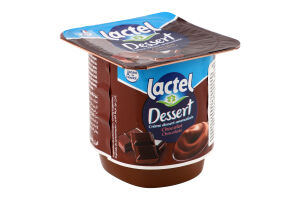 Десерт молочний 3.2% ультрапастеризований з ароматом шоколаду Lactel ст 125г