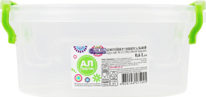 Контейнер універсальний 0.6л 150х140х60мм №01 Круглий Ал-Пластик 1шт