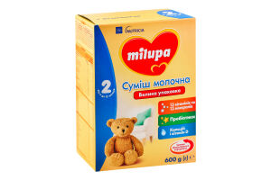 Смесь молочная сухая для детей от 6 до 12мес 2 Milupa к/у 600г