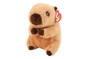 Игрушка мягкая для детей от 3лет 15см №37391 Капибара Лара Beanie babies TY 1шт