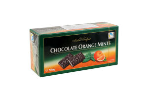 Шоколад чорний Orange Mints Maitre Truffout к/у 200г