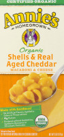 Annie's Homegrown Organic Macaroni & Cheese Shells & Real Aged Cheddar