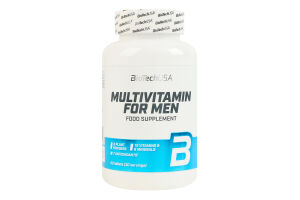 Добавка пищевая в таблетках Multivitamin for men BioTechUSA 60шт