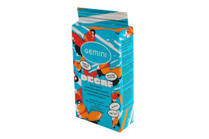 Кофе натуральный жареный молотый без кофеина Decaf Gemini в/с в/у 250г