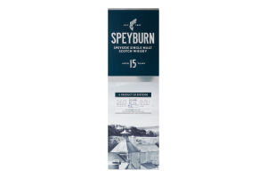 Виски 0.7л 46% односолодовый 15 лет Speyburn бут