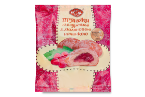 Пряники глазуровані з малиновою начинкою БКК м/у 190г