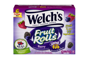 Welch's Fruit Rolls Berry - 6 CT