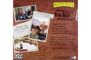 Nature Valley Fruit & Nut Chewy Trail Mix Granola Bars Dark Chocolate & Nut - 6 CT