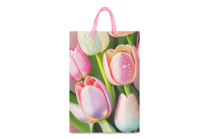 Пакет паперовий Jumbo Flores 33*12,7*47,7см в асортименті Malevaro