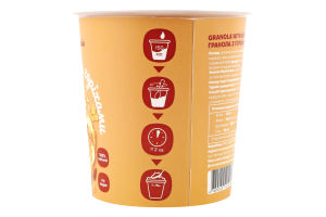 Гранола з горіхами 65г стакан Muesli Mania