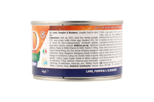 Корм консервований Lamb&Blueberry Mini N&D Pumpkin Farmina з/б 140г