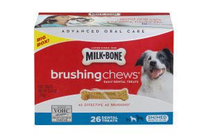 Milk-Bone Brushing Chews Daily Dental Dog Treats Sm/Med - 26 CT