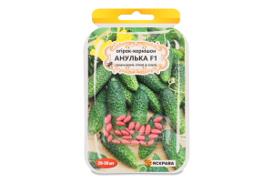 Насіння Огірок-корнішон Анулька F1 дражоване 3г Яскрава