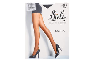 Колготки женские Siela T-Band 40den 2-S nero