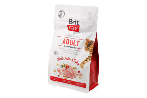 Корм д/дорослих котів Ектівіті Сапорт з куркою та індичкою сухий 400г Бріт Кеа