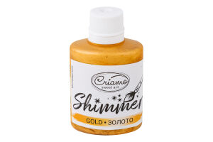 Барвник харчовий золото Металік Shimmer Criamo п/пл 30г