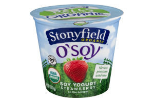 Stonyfield Organic O'Soy Yogurt Strawberry