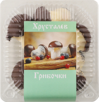 Печиво Грибочки 195г Хрусталєв