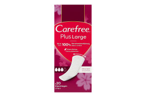 Прокладки ежедневные гигиенические женские Light Scent Plus Large Carefree 20шт