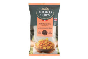 Чипси Fjord Chips картопляні паприка гриль